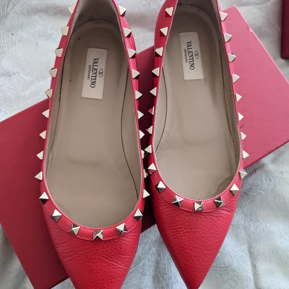 Valentino Rockstud Ballet Flat